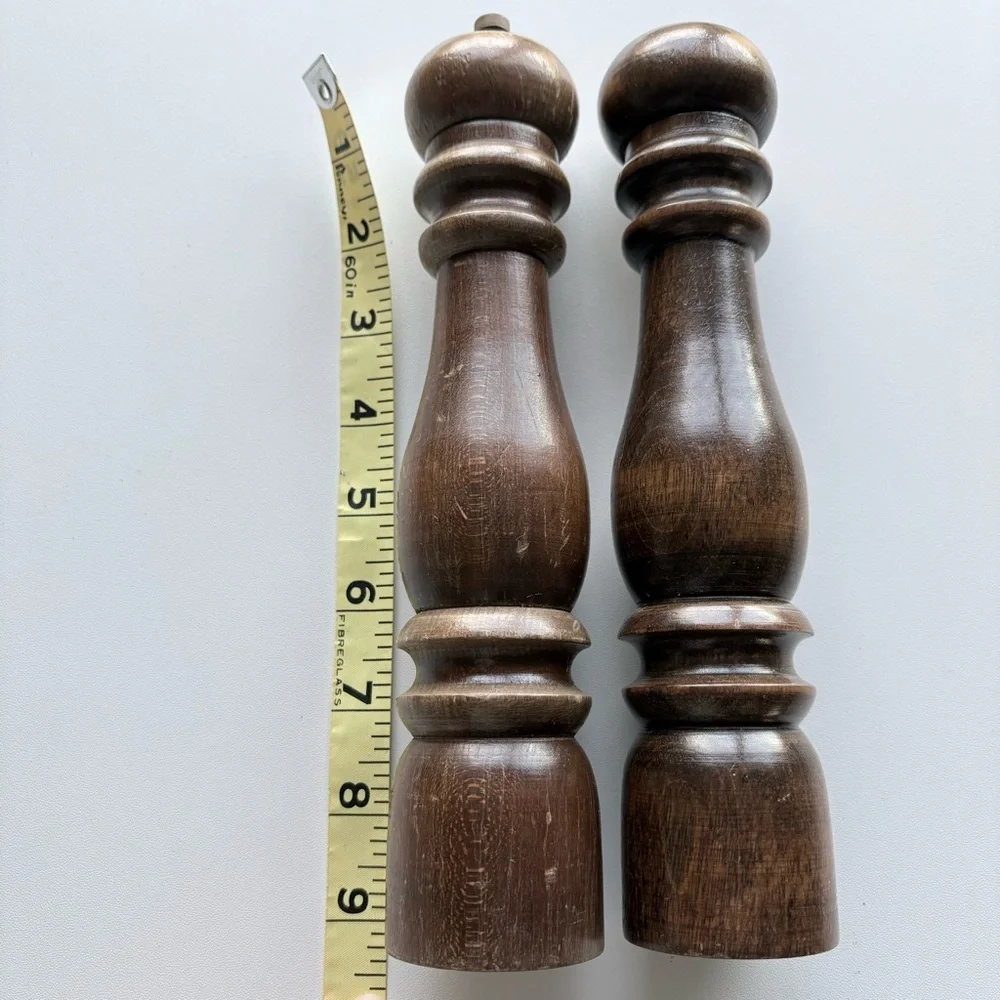Vintage Napcoware Wooden Salt Shaker & Pepper Grinder